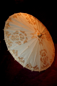 parasol goud-créme frontx